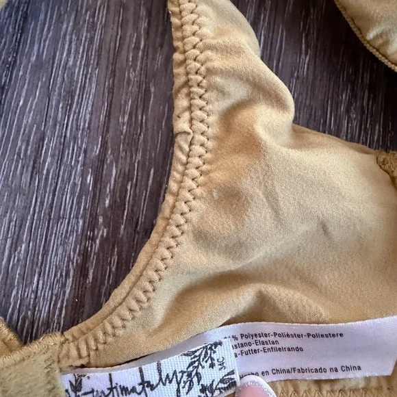 Free People Mustard Yellow Soft-Cup Bralette - Picture 3 of 6